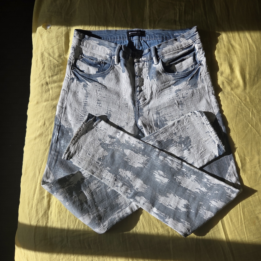Purple Brand Style P001 Stylish Distressed Jeans